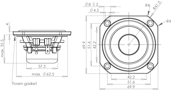 FR070WA01/02 outline drawing
